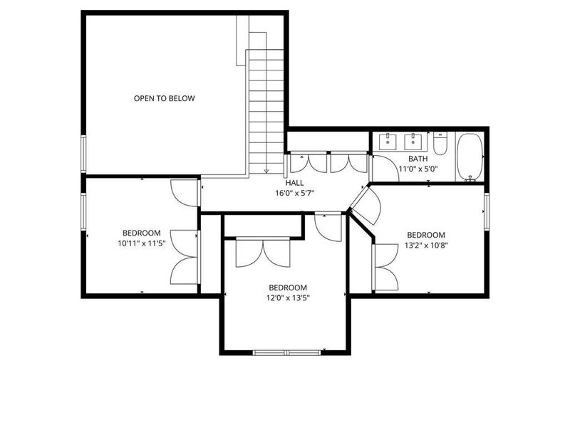 2D floor plan layout of this home in , Woodstock, GA (Image 6).