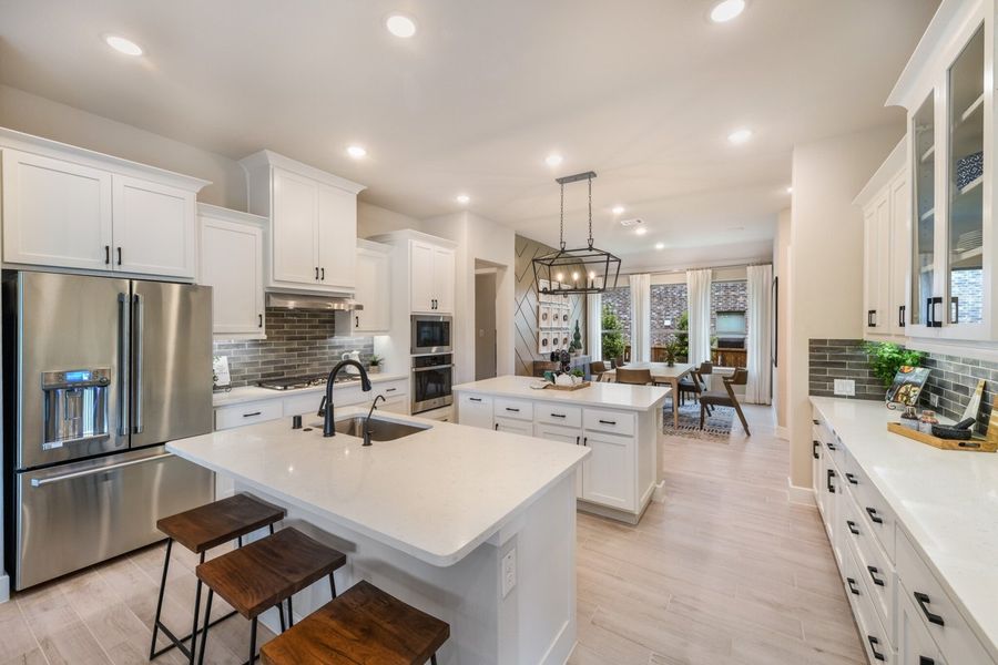 Furnished interior view inside a new home in Lakeview Heights, Azle (Image 14). Furnished interior view inside a new home in Lakeview Heights, Azle (Image 14).