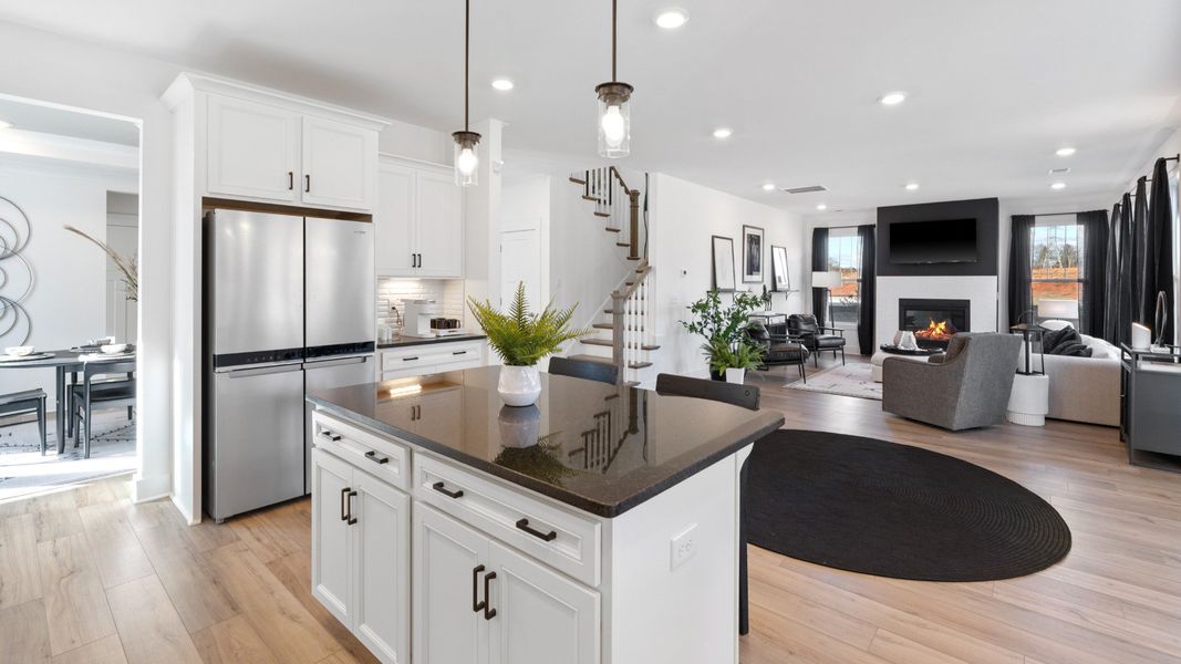 Furnished interior view inside a new home in Iris Meadows, Moore (Image 13).