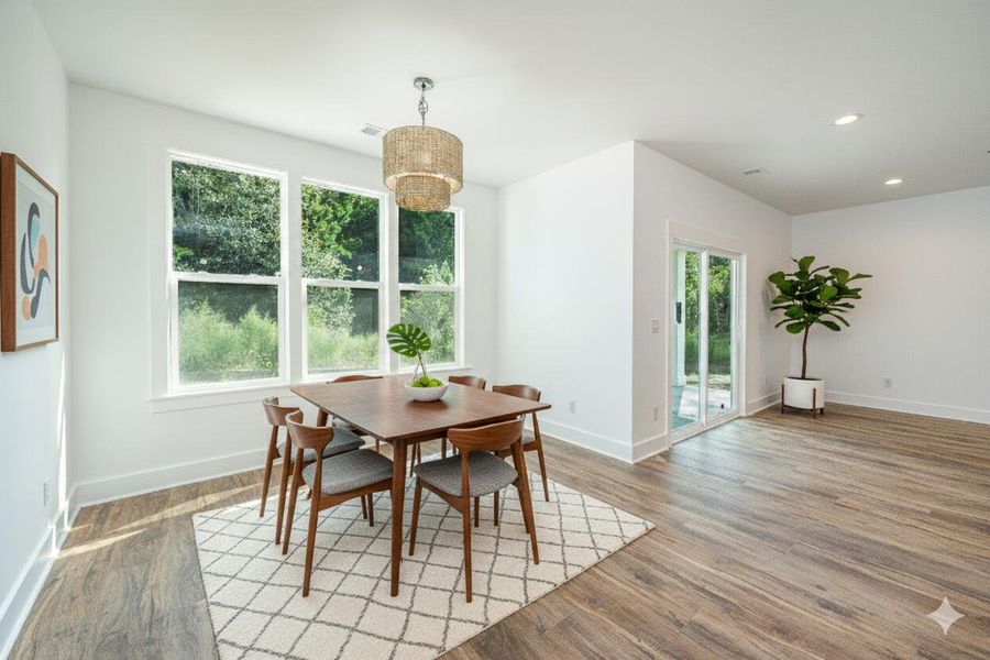 Furnished interior view inside a new home in , McClellanville (Image 5).