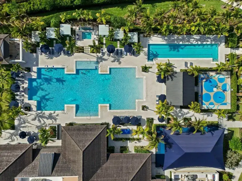 Community Pool from Above