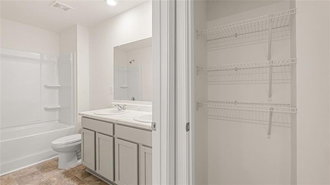 Furnished interior view inside a new home in Jackson Landing, Jefferson (Image 6).