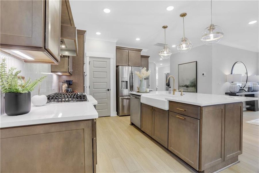 Furnished interior view inside a new home in , Cartersville (Image 43).