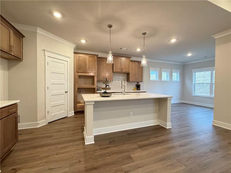 Furnished interior view inside a new home in Ponderosa Farms Manor, Gainesville (Image 9).