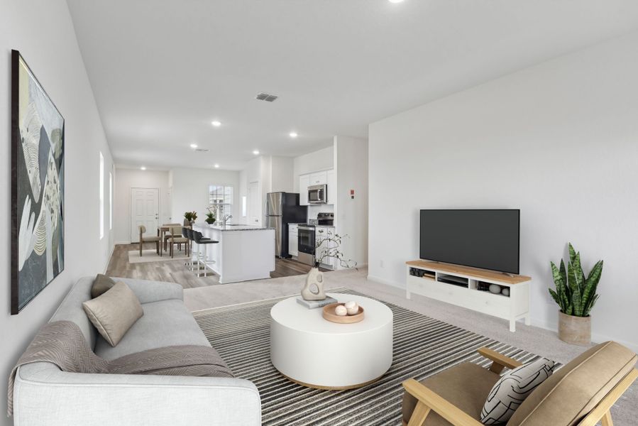 Representative furnished interior of a home built from the Sterling by Starlight Homes in Andalusia, Loris (Image 7).