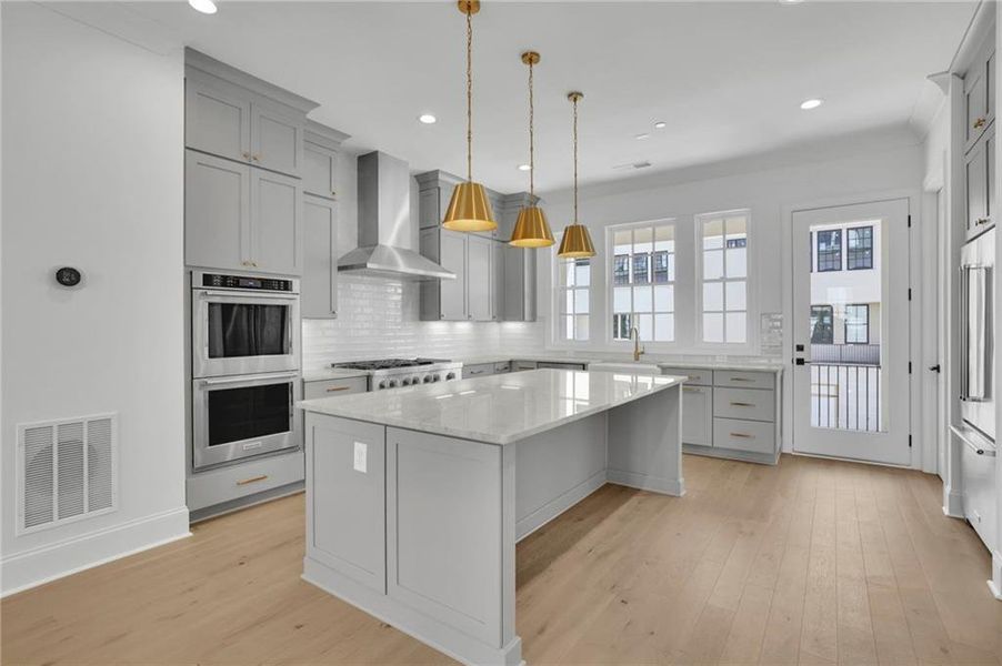 Furnished interior view inside a new home in , Alpharetta (Image 22).