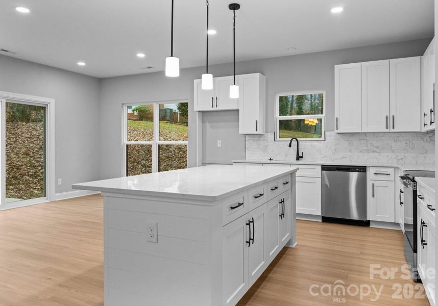 Furnished interior view inside a new home in , Charlotte (Image 8).