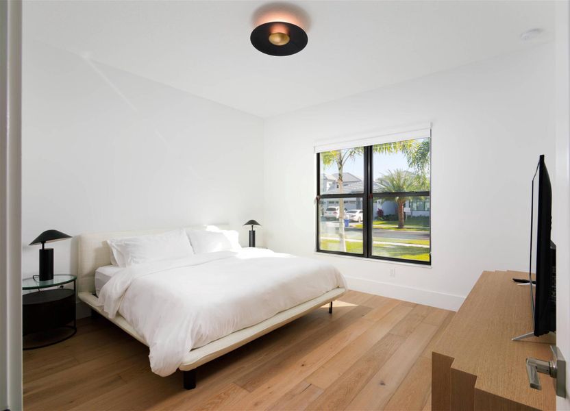 Furnished interior view inside a new home in Apex at Avenir, Palm Beach Gardens (Image 14).