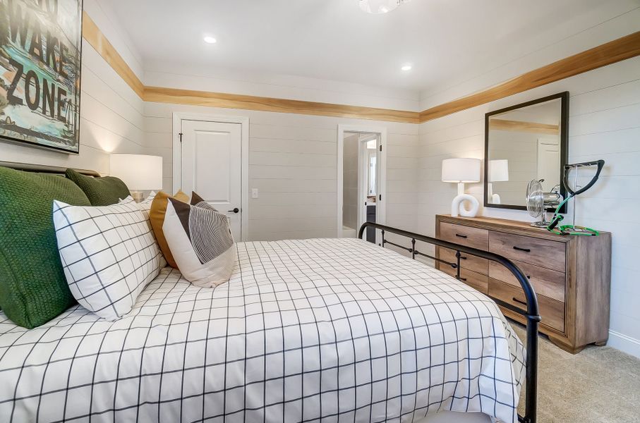 Representative furnished interior of a home built from the Lexington II by Caruso Homes in Rolling Meadows, Mooresville (Image 60).