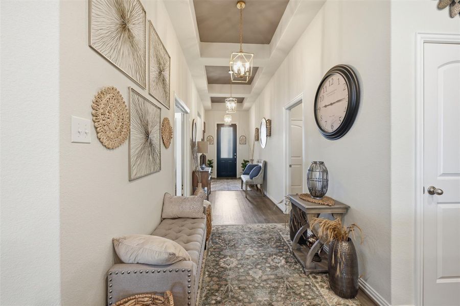 Furnished interior view inside a new home in Oakwood Estates, Waller (Image 6).