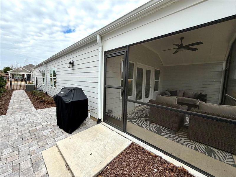 Exterior details and patio area of a home in , Hiram (Image 29). Exterior details and patio area of a home in , Hiram (Image 29).