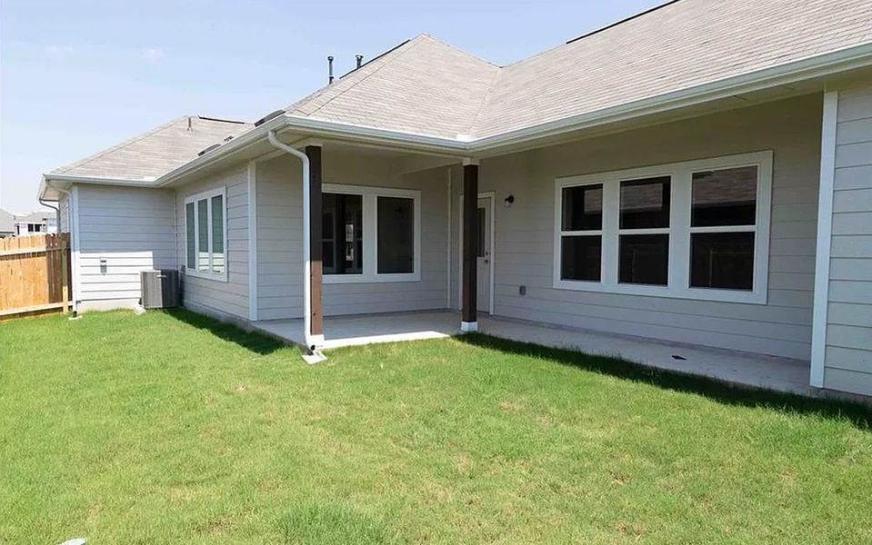 Exterior details and patio area of a home in Brooklands, Hutto (Image 4).