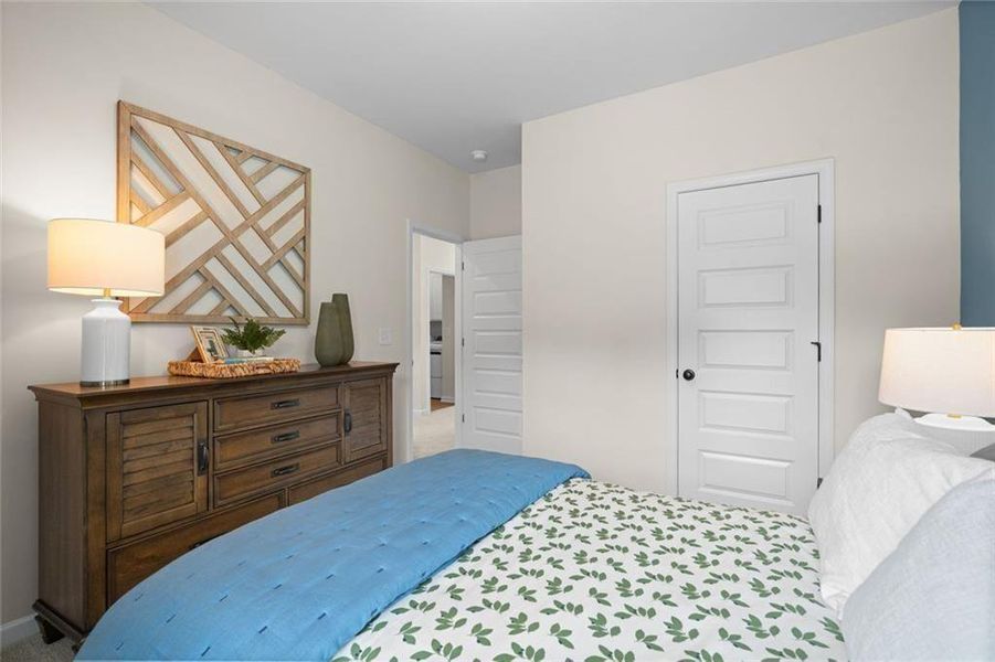 Furnished interior view inside a new home in The Andros, Dalton (Image 27).