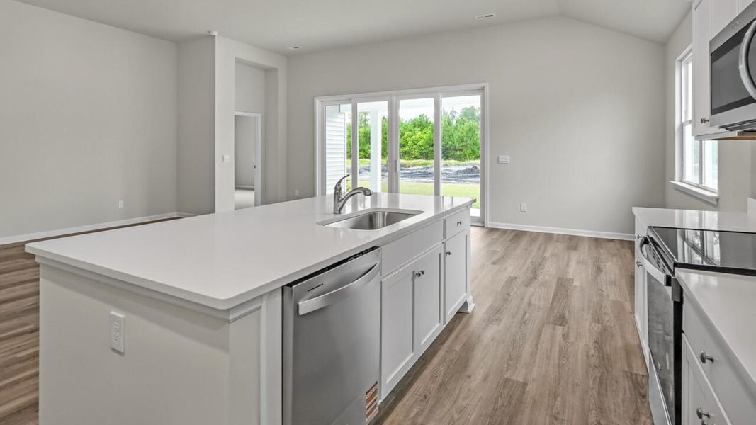 Furnished interior view inside a new home in Grayson Park, Leland (Image 8).