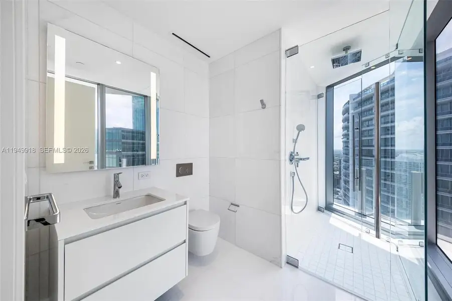 Furnished interior view inside a new home in Aston Martin Residences, Miami (Image 17).