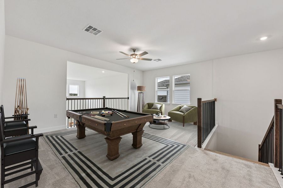 Representative furnished interior of a home built from the Piedmont by Taylor Morrison in Easton Park, Austin (Image 10). Representative furnished interior of a home built from the Piedmont by Taylor Morrison in Easton Park, Austin (Image 10).