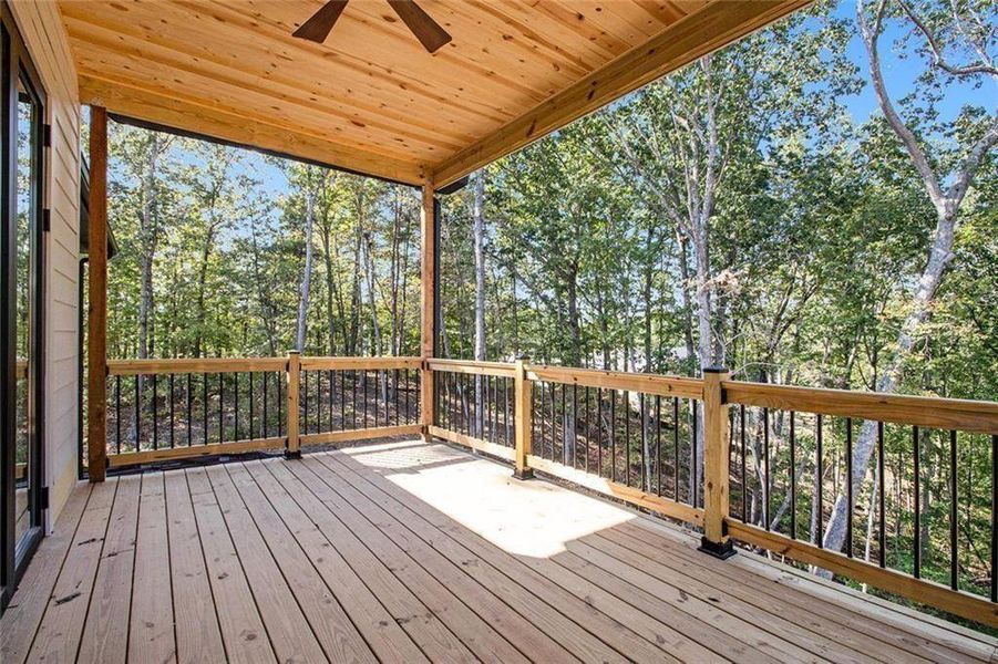 Exterior details and patio area of a home in , Dawsonville (Image 25).