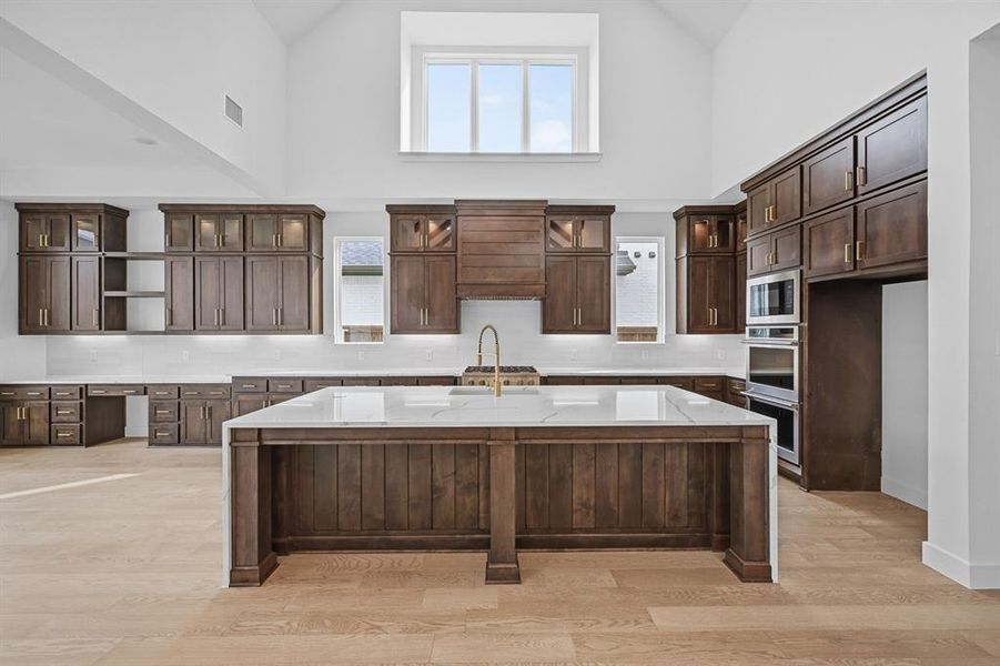 Furnished interior view inside a new home in StarView, Prosper (Image 7).