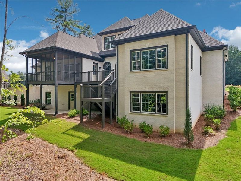Exterior details and patio area of a home in The Reserve At Governors Towne Club, Acworth (Image 38). Exterior details and patio area of a home in The Reserve At Governors Towne Club, Acworth (Image 38).