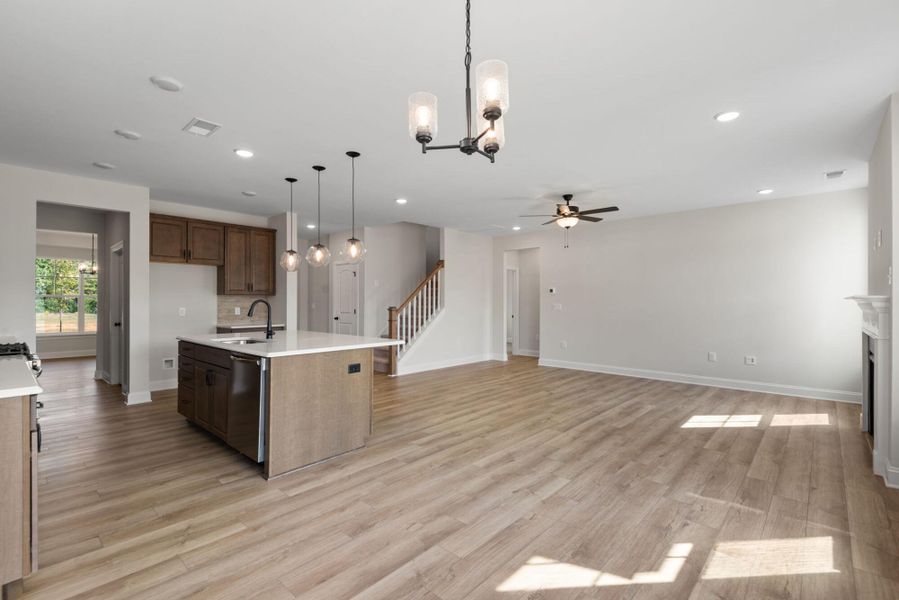 Spacious, unfurnished interior of a new home in Hayes Village, Greensboro (Image 15).
