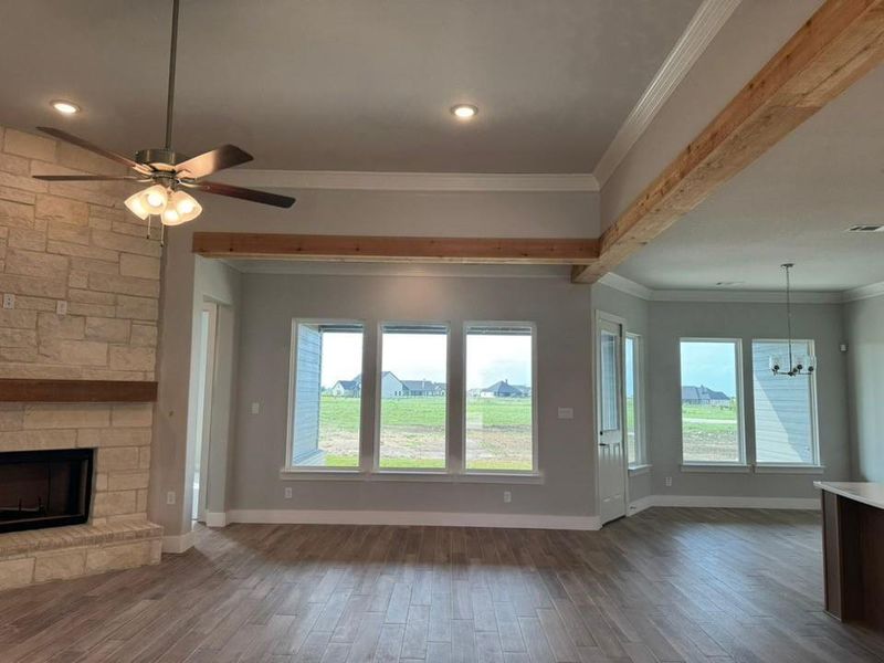 Spacious, unfurnished interior of a new home in Rocky Top, Krum (Image 9). Spacious, unfurnished interior of a new home in Rocky Top, Krum (Image 9).