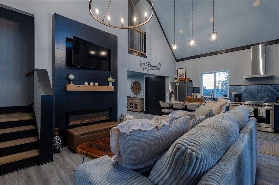 Furnished interior view inside a new home in , Ellijay (Image 5).