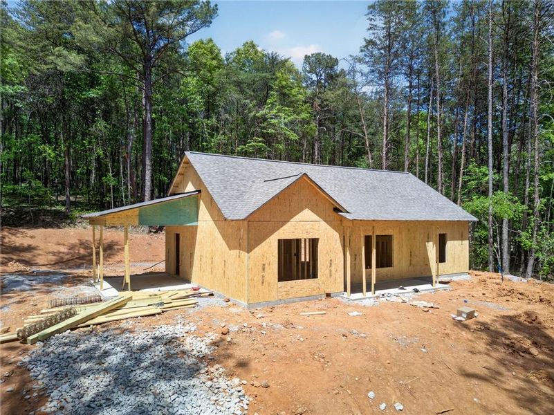 In-progress construction of a new home in , Lindale, GA (Image 28).