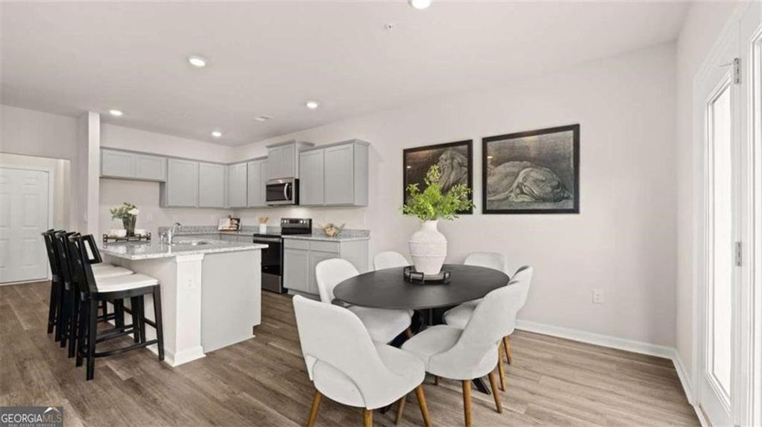 Furnished interior view inside a new home in Echo Glen, Stockbridge (Image 33).