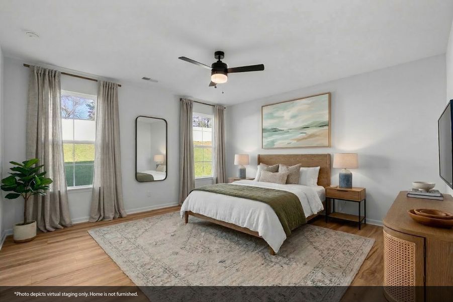 Furnished interior view inside a new home in Hanes Lake, Winston-Salem (Image 10).