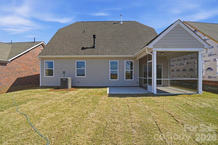 Exterior details and patio area of a home in Founders Landing | 55+ Community, Gastonia (Image 3).
