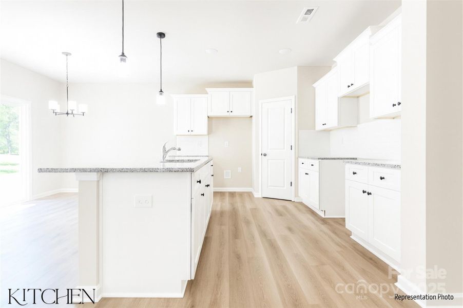 Furnished interior view inside a new home in , Charlotte (Image 8).