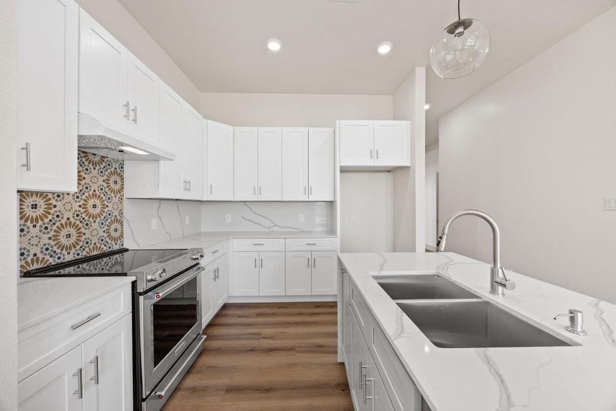 Furnished interior view inside a new home in , Cleveland (Image 7).