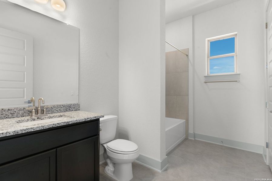 Furnished interior view inside a new home in Davis Ranch, San Antonio (Image 10).