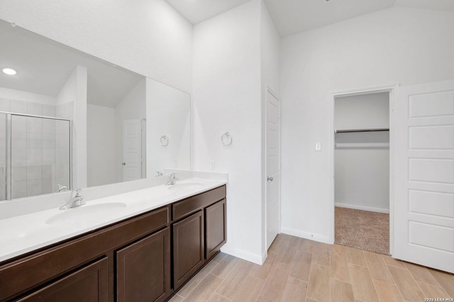 Furnished interior view inside a new home in Chaparral Ranch, Floresville (Image 5).