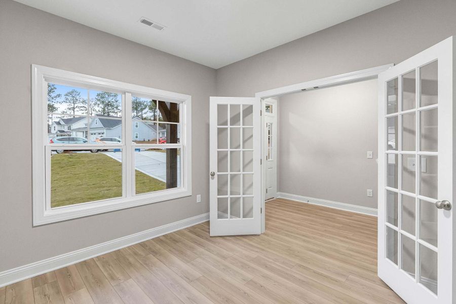 Flex Flex Room with 15-Lite French Doors OptionRoom with Full Lite Doors Option