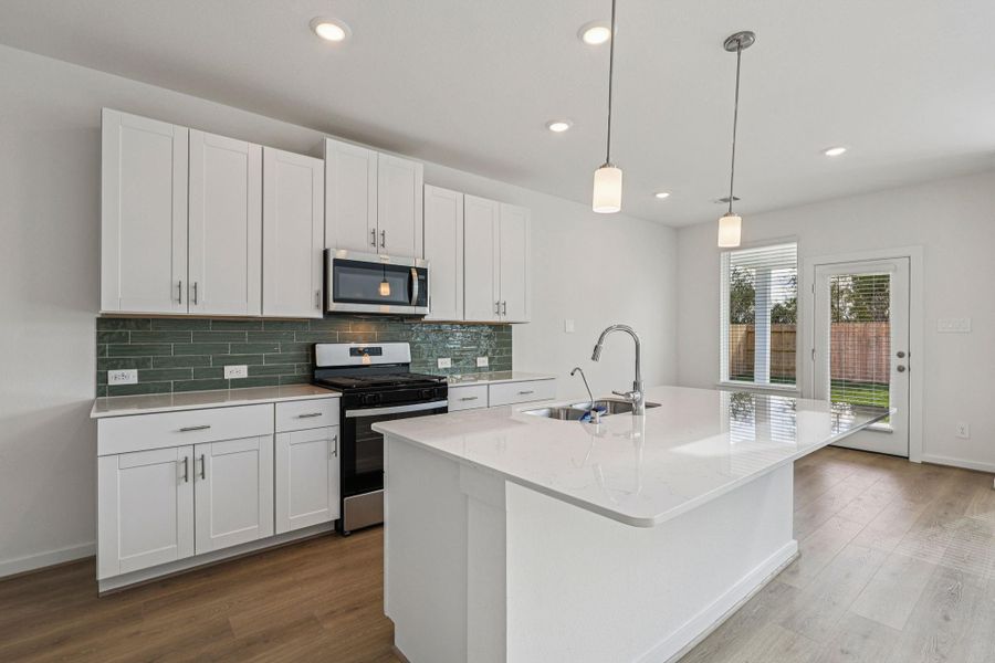 Photo is not of the actual home, but is an inspirational photo of builder’s model home and may depict options, furnishings, and/or decorator features that are not included