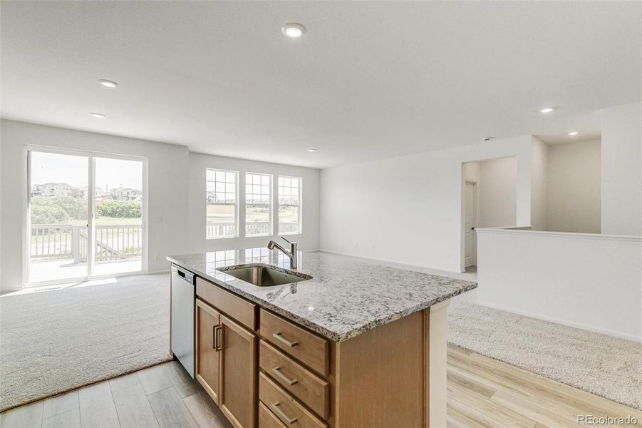 Furnished interior view inside a new home in Terrain Oak Valley, Castle Rock (Image 11).