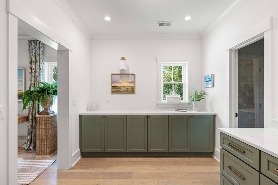 Furnished interior view inside a new home in , Mount Pleasant (Image 43).