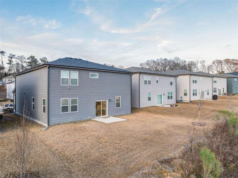 Exterior details and patio area of a home in Kingsley Creek, Lithonia (Image 4).