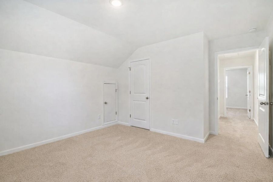 Bright and simple bedroom scene Bright and simple bedroom scene