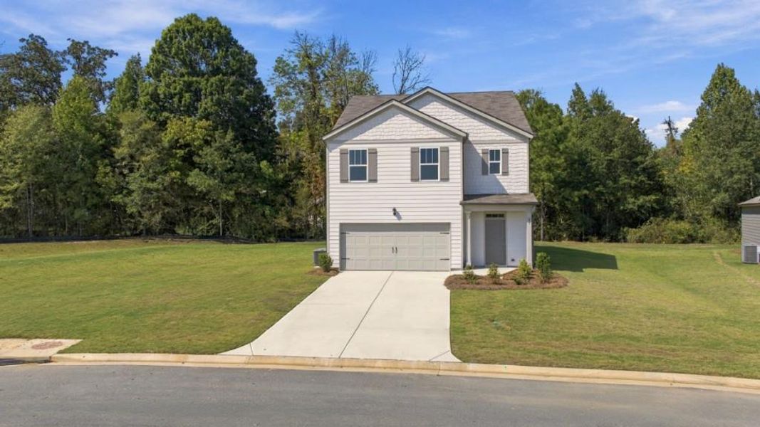 Front exterior of a new home in Northberry, Rome, GA, highlighting curb appeal (Image 2). Front exterior of a new home in Northberry, Rome, GA, highlighting curb appeal (Image 2).