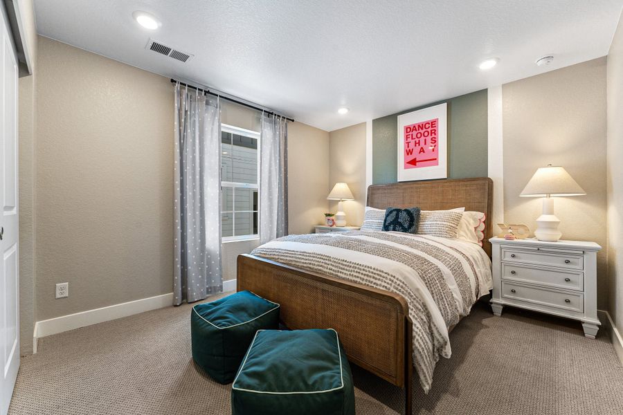 Representative furnished interior of a home built from the Windsor by Taylor Morrison in Macanta City Collection, Castle Rock (Image 40).