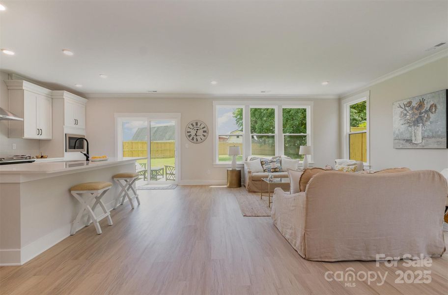 Furnished interior view inside a new home in , Sherrills Ford (Image 16). Furnished interior view inside a new home in , Sherrills Ford (Image 16).