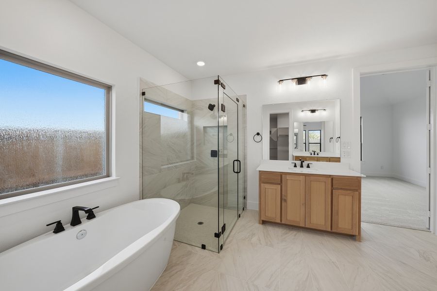 Furnished interior view inside a new home in Aster Park, McKinney (Image 11).