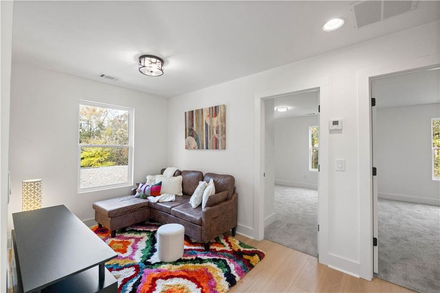 Furnished interior view inside a new home in , Atlanta (Image 55).
