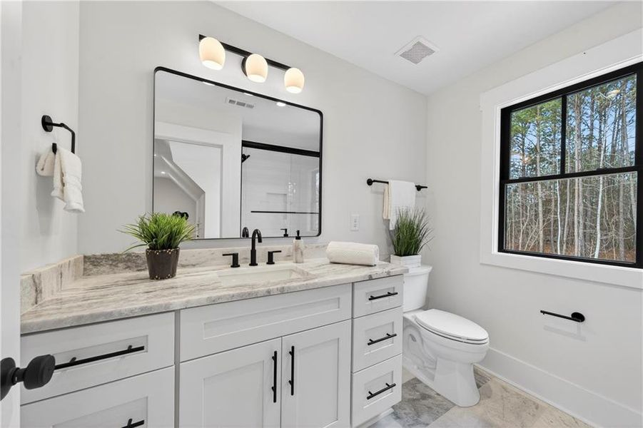 Furnished interior view inside a new home in , White Plains (Image 47).