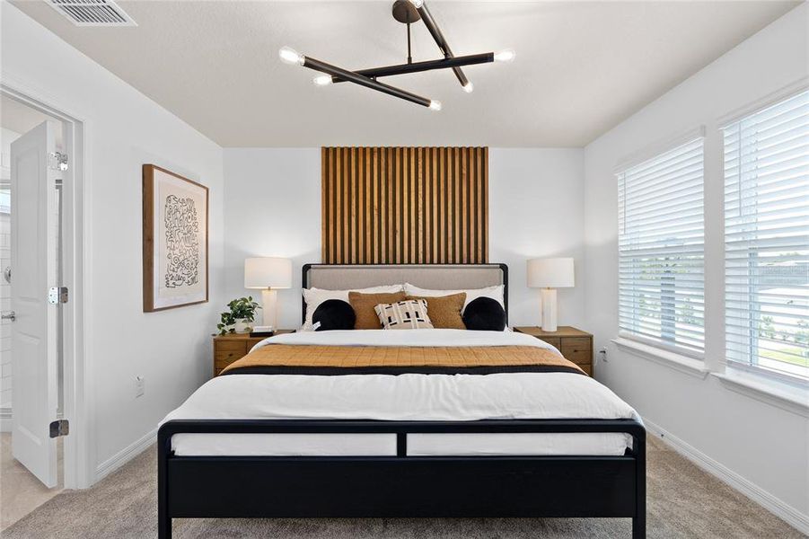 Furnished interior view inside a new home in Parkside Trails, Clermont (Image 17).