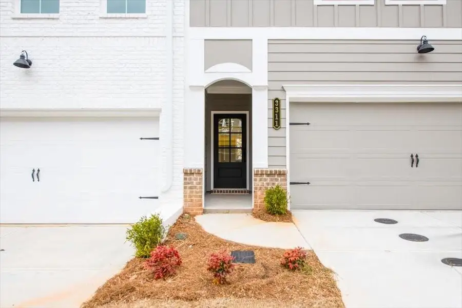 Exterior details and patio area of a home in Cherokee Township, Acworth (Image 3).