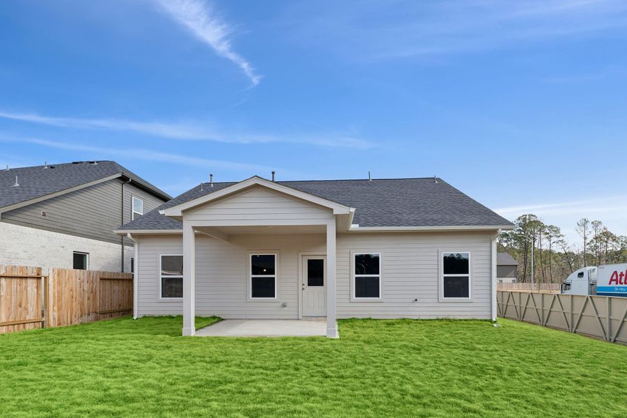 The Crawford- Rear Covered Patio The Crawford- Rear Covered Patio