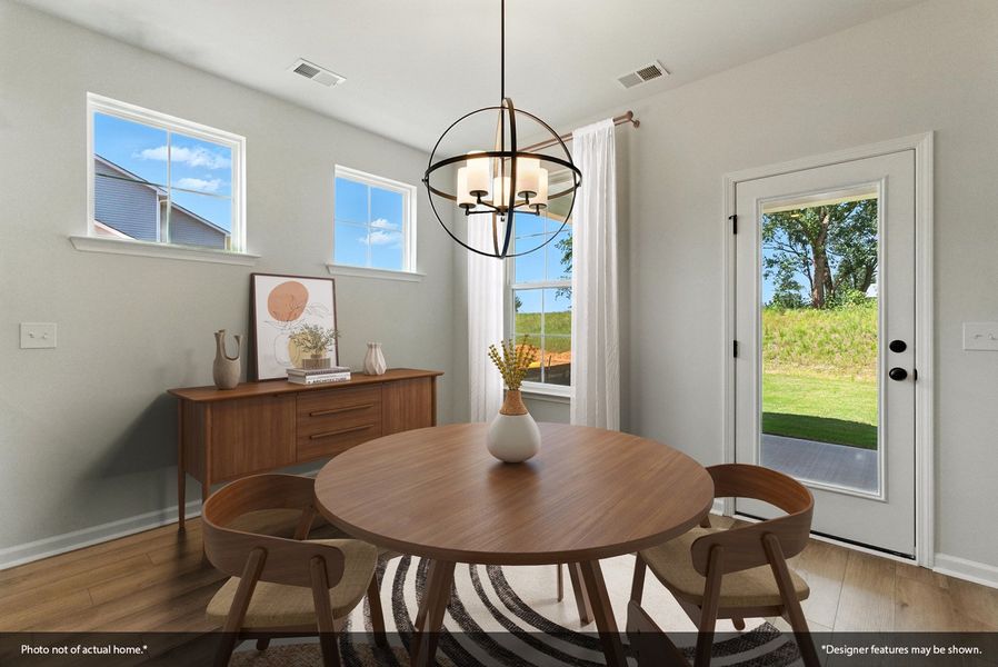 Furnished interior view inside a new home in Pineland Preserve, Summerville (Image 6).
